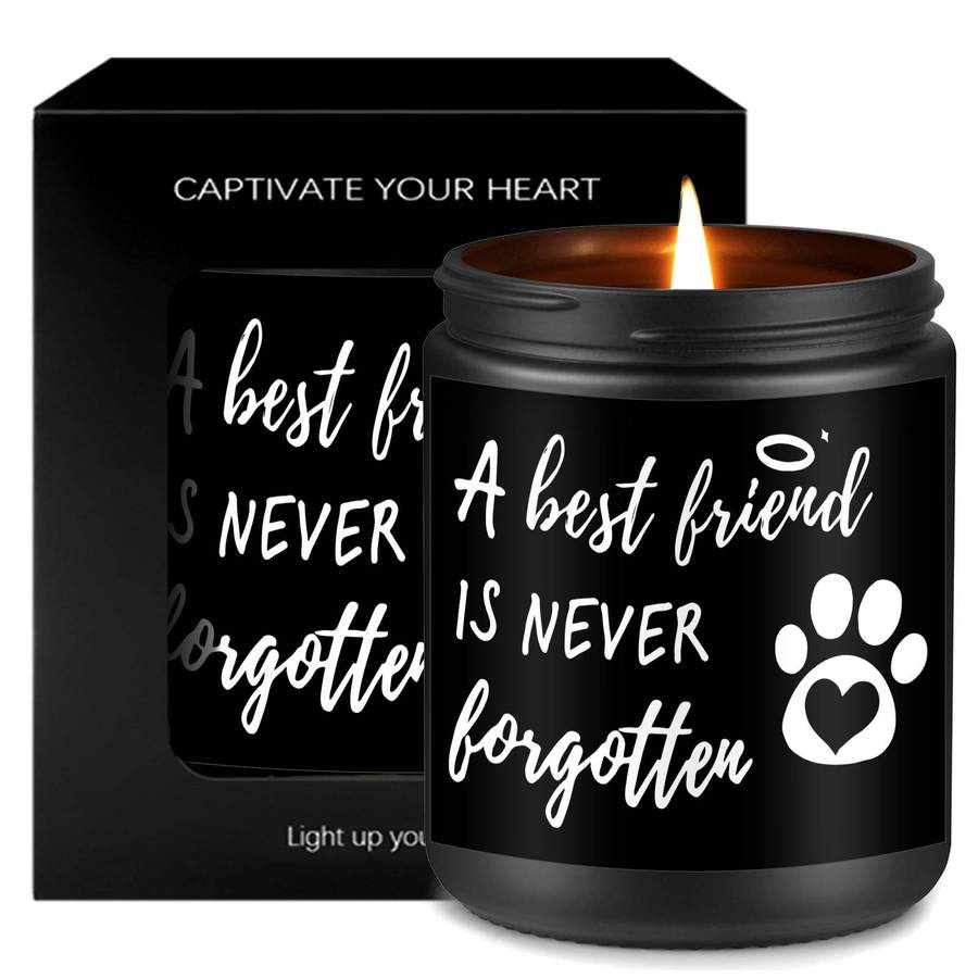 Gift-ready Pet Memorial Candle Label
