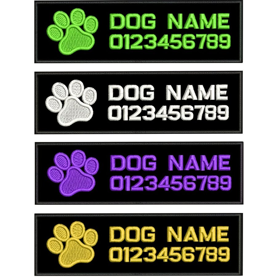 Gift-ready Collar Embroidery Patch