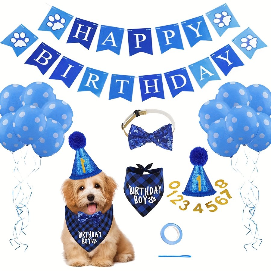 First Birthday Dog Birthday Bandana