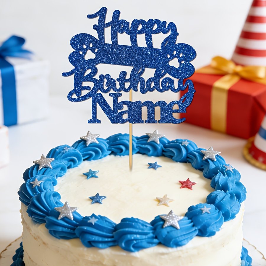First Birthday Number Age Cake Topper