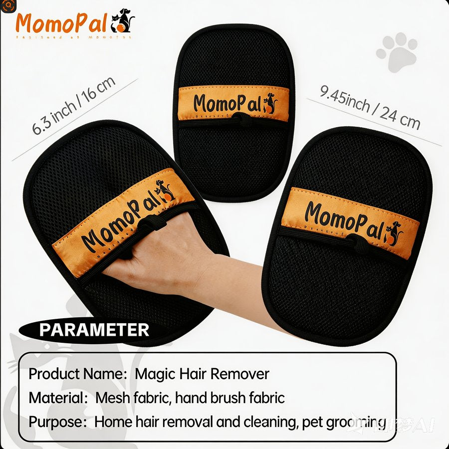 Small Dog Lightweight Pet Hair Remover Mitt