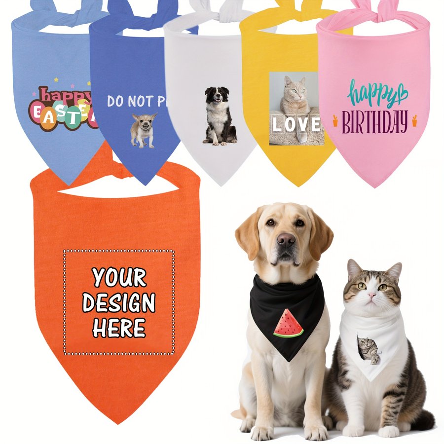 Gift-ready Blank Dog Bandana