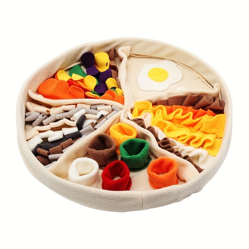 Large Dog Durable Pizza Snuffle Mat