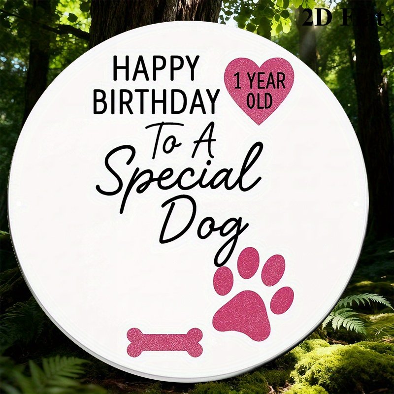 First Birthday Dog Birthday Cake Topper