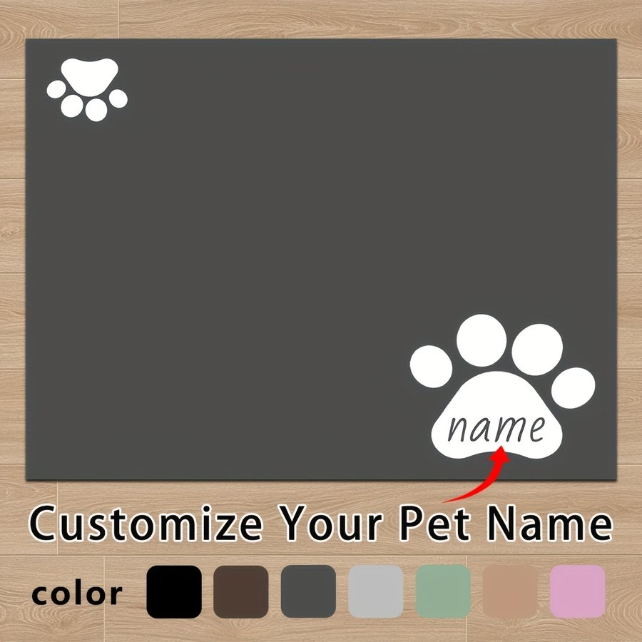Custom Photo Custom Dog Feeding Mat Blank