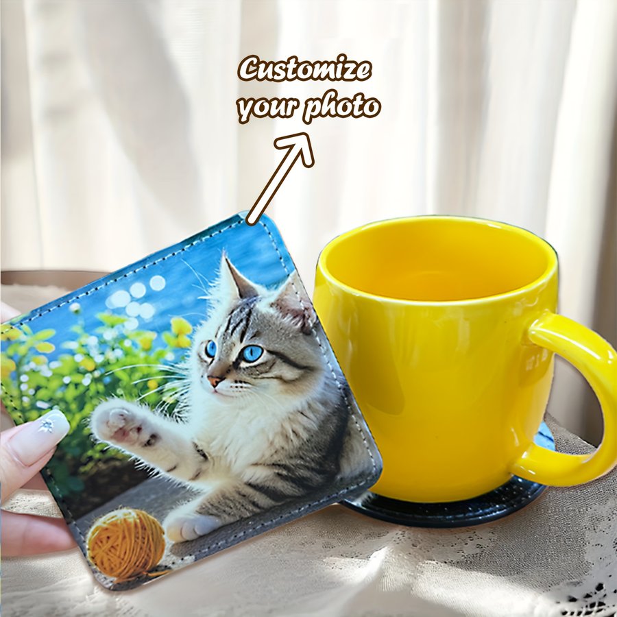 Gift-ready Pet Portrait Coaster Blank