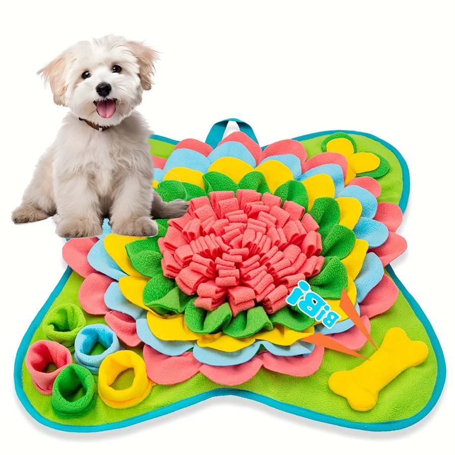 Large Dog Durable Flower Snuffle Mat