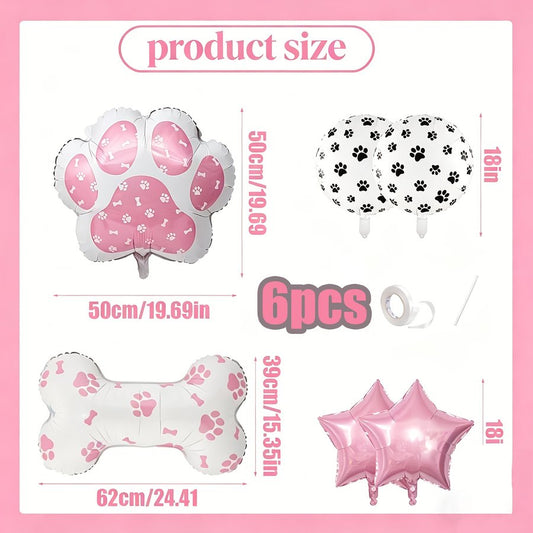 Photo Prop Paw Print Balloons