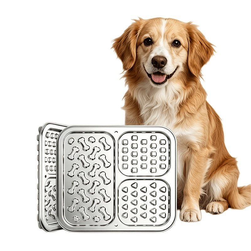 Small Dog Flower Texture Lick Mat