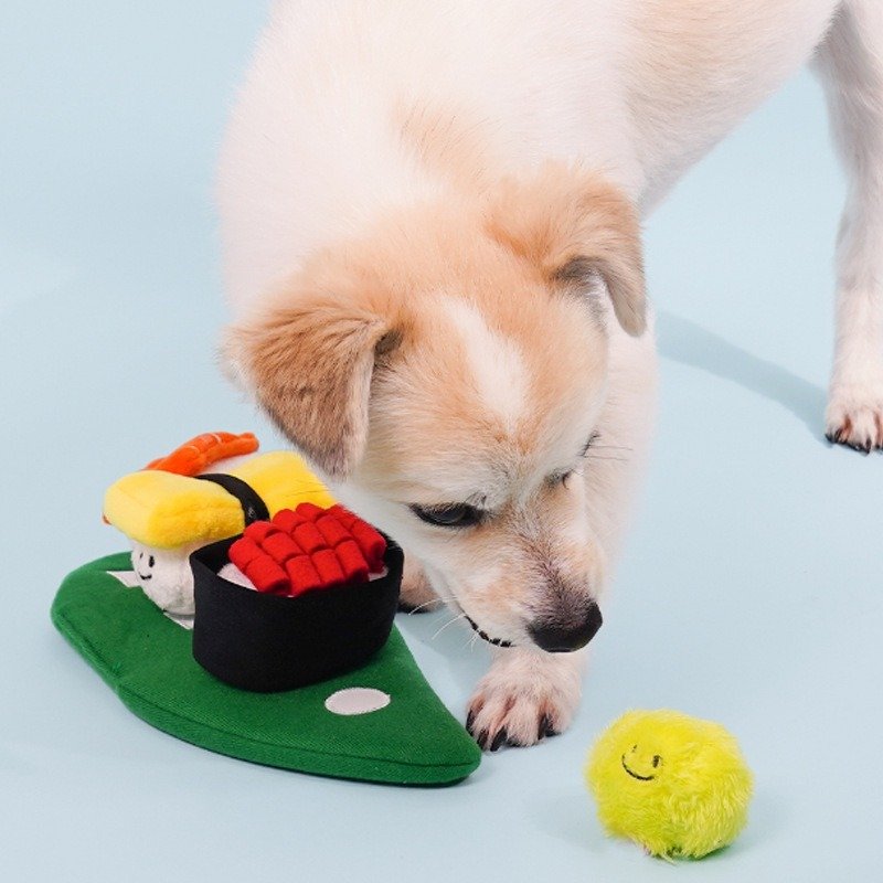 Large Dog Durable Sushi Snuffle Toy