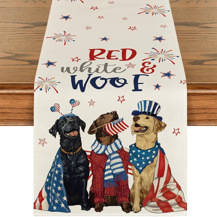 Gotcha Day Dog Party Table Runner