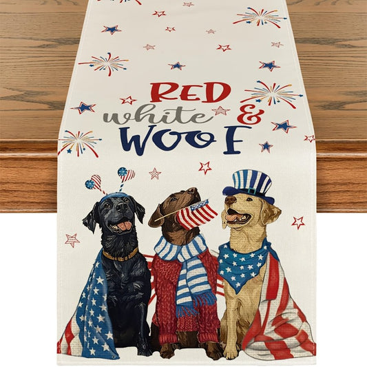 Gotcha Day Dog Party Table Runner