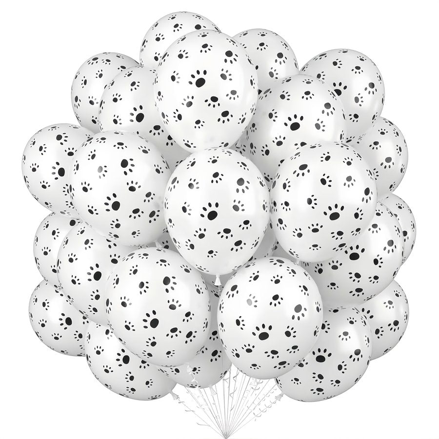 First Birthday Paw Print Balloons