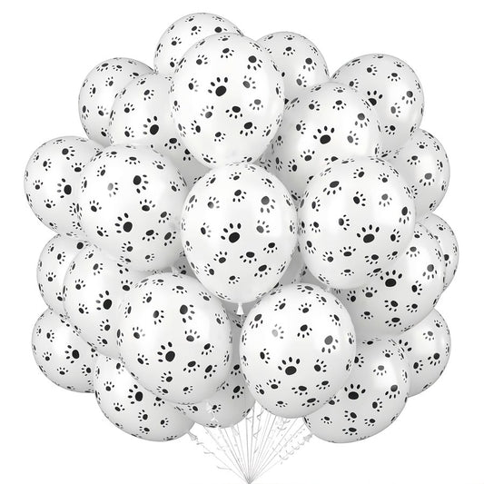 First Birthday Paw Print Balloons
