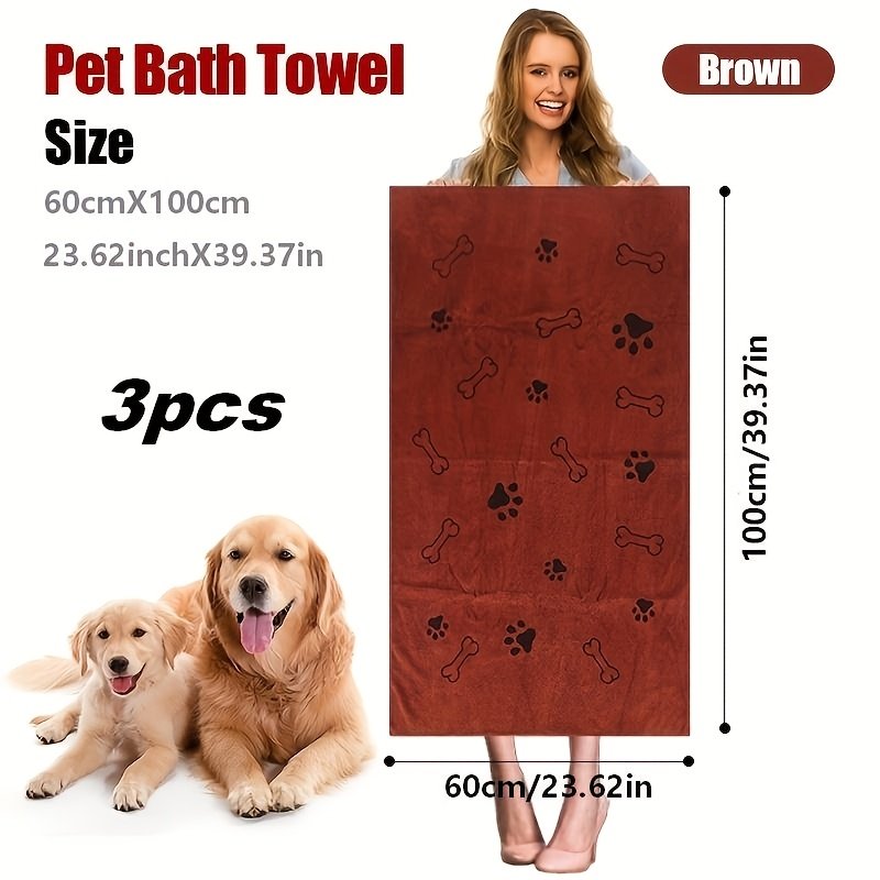 Car Portable Microfiber Dog Paw Towel