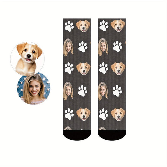 Gift-ready Custom Dog Socks Blank