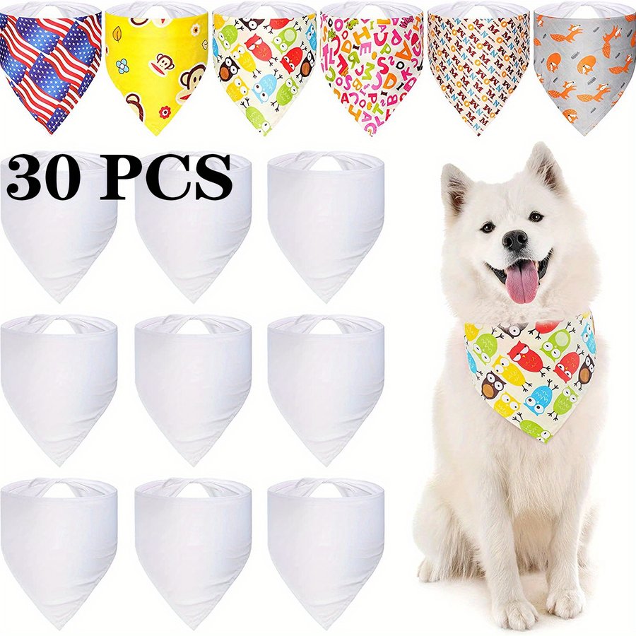 Custom Photo Blank Dog Bandana