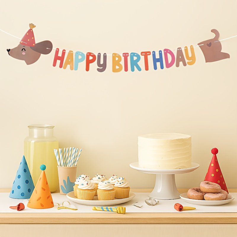 Photo Prop Dog Birthday Banner