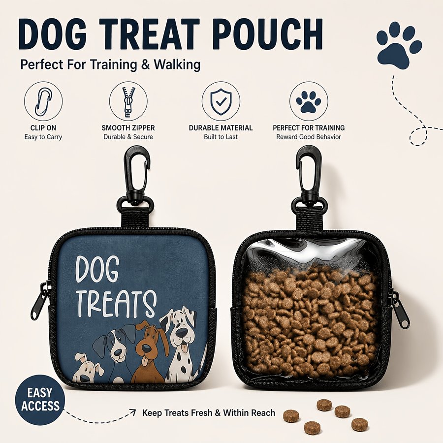 Foldable Travel Treat Training Pouch