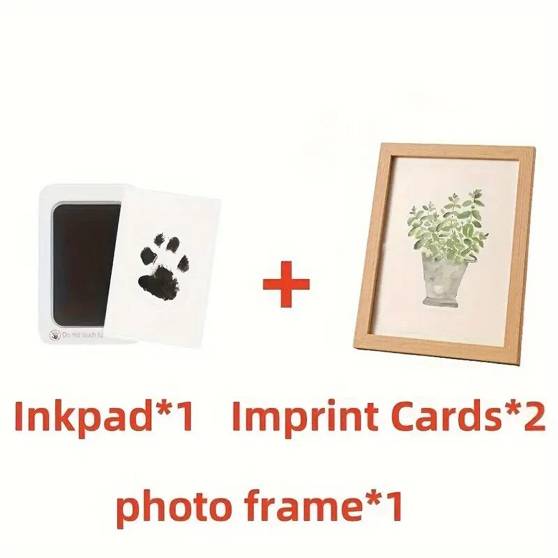 Gift-ready Paw Print Ink Pad Kit