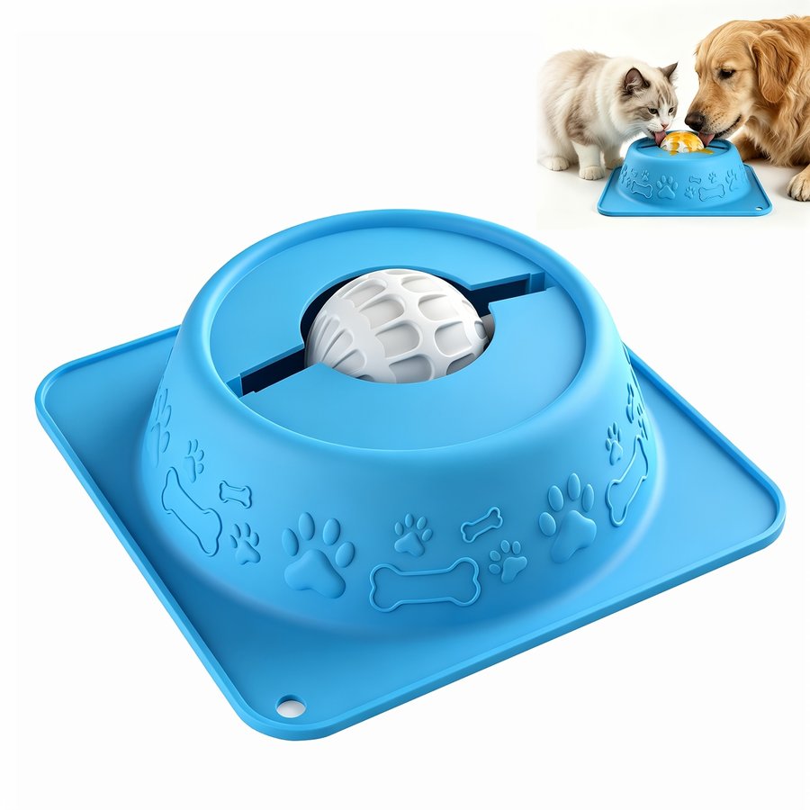 Small Dog Bone Shaped Lick Mat