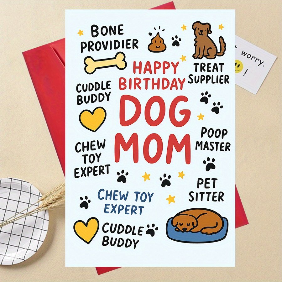 Custom Name Dog Mom Gift Card Holder