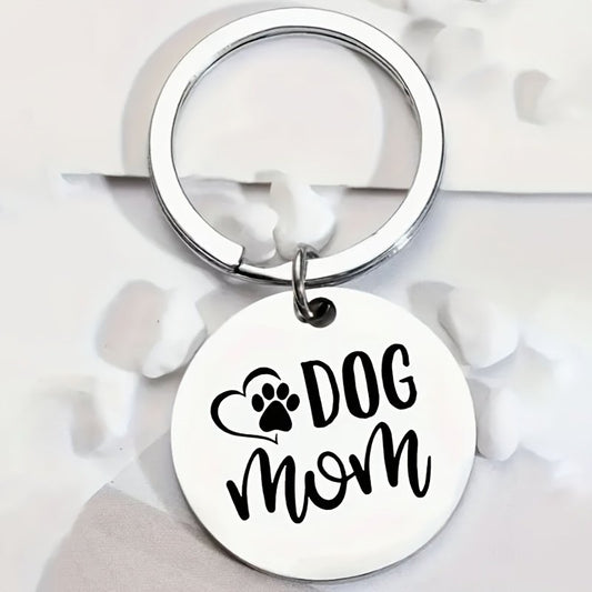 Custom Photo Dog Mom Keychain Blank