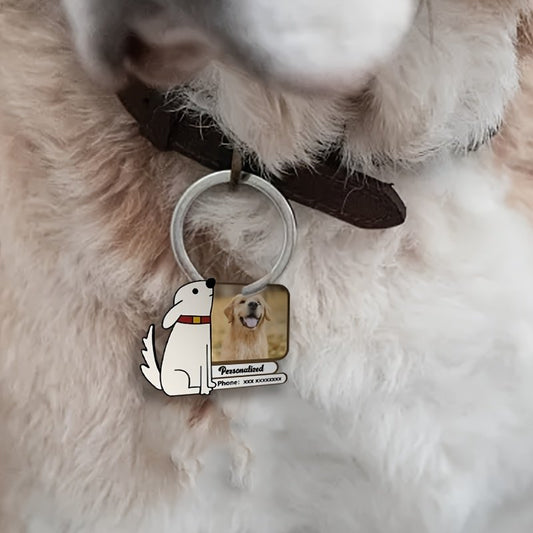 Custom Name Blank Acrylic Pet Tag