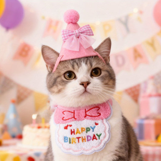 First Birthday Dog Party Bib