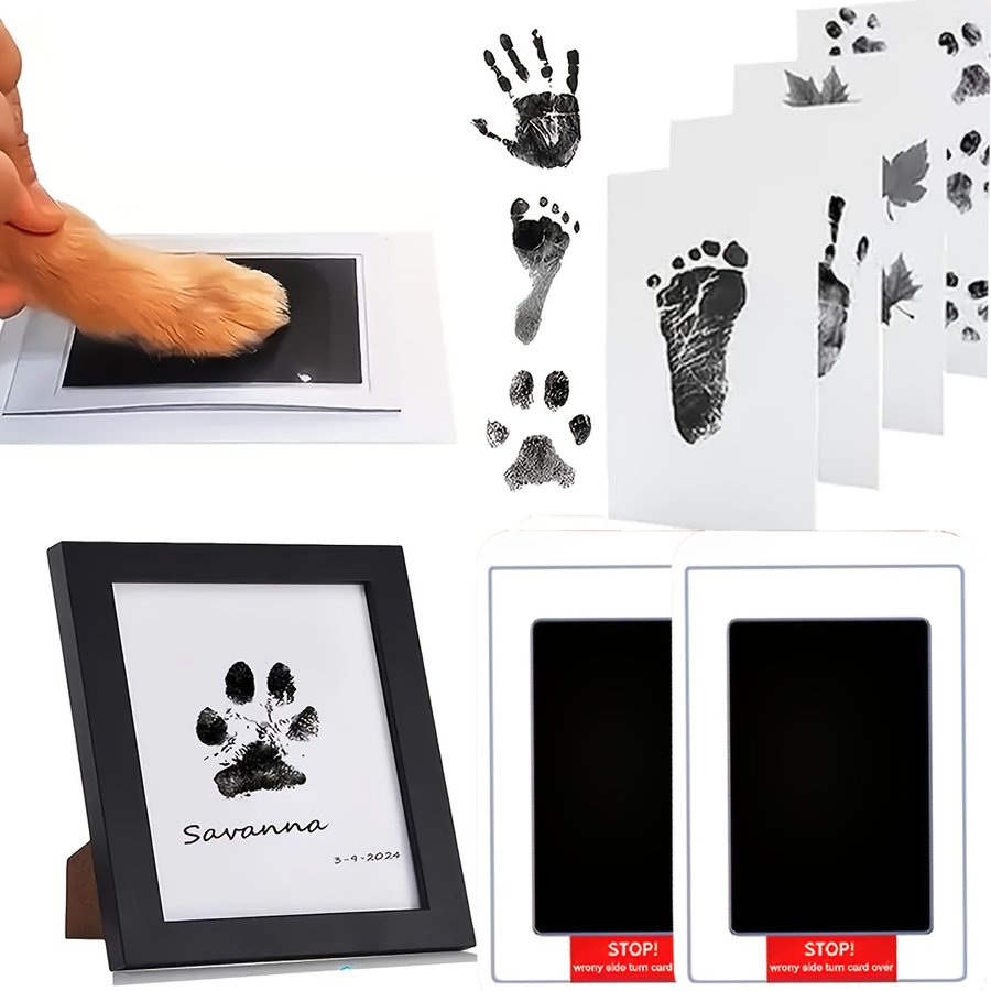 Gift-ready Paw Print Keepsake Frame