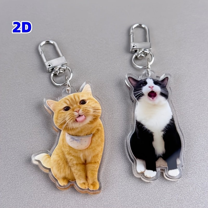 Custom Photo Photo Pet Keychain Blank