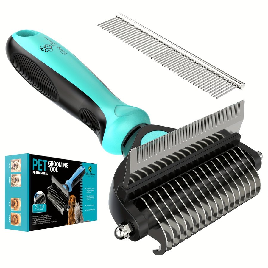 Small Dog Lightweight Double Sided Grooming Brush