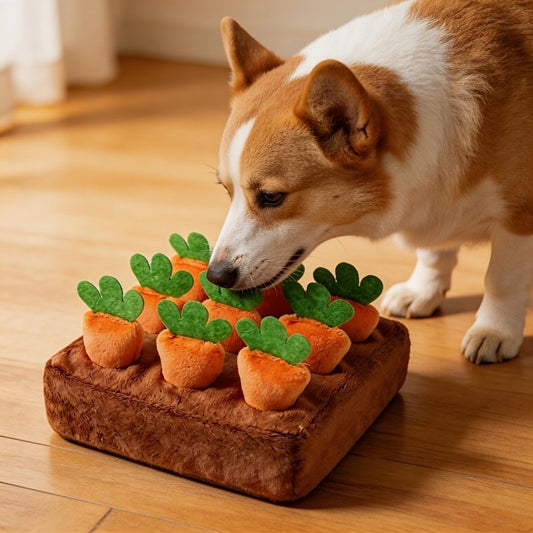 Foldable Travel Carrot Patch Snuffle Mat