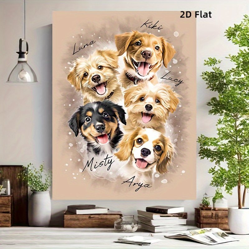 Gift-ready Pet Portrait Wall Frame
