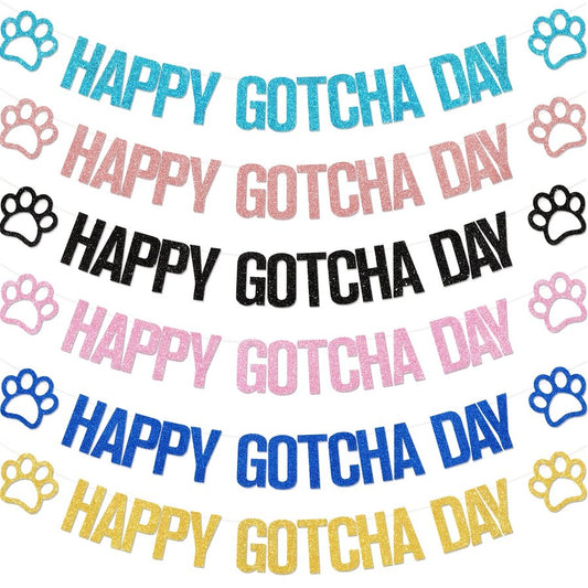 Gotcha Day Dog Birthday Banner