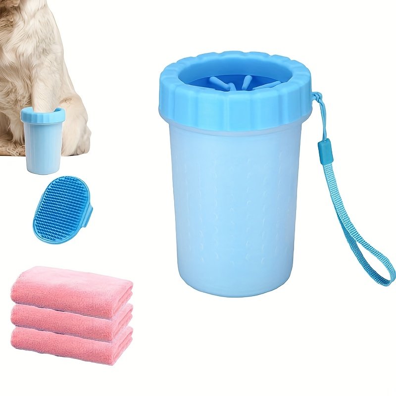 Car Portable Silicone Paw Washer Cup