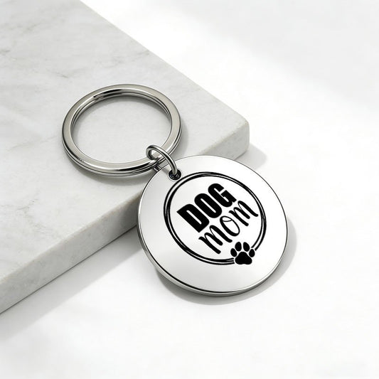 Gift-ready Dog Mom Keychain Blank