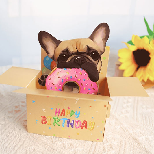 Gift-ready Dog Birthday Invitation Template