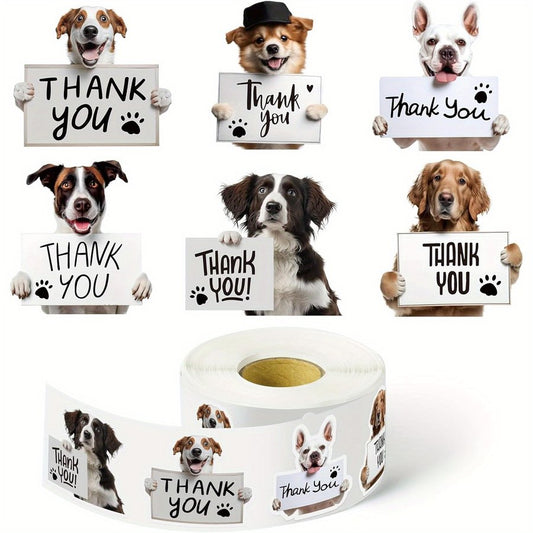 First Birthday Dog Party Thank You Card