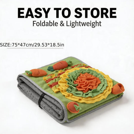 Washable Carrot Patch Snuffle Mat