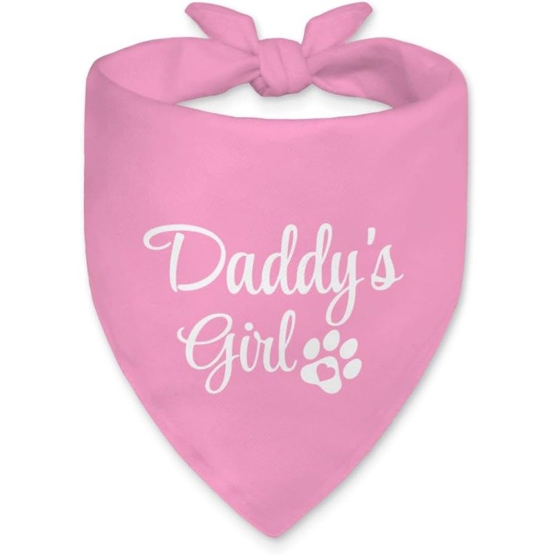 Gift-ready Birthday Name Dog Bandana
